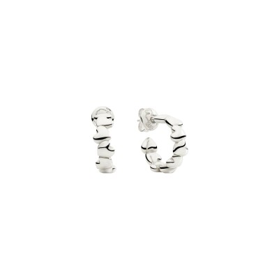 Dodo Cuore heart earrings in silver